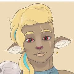 Portrait of a firbolg oc